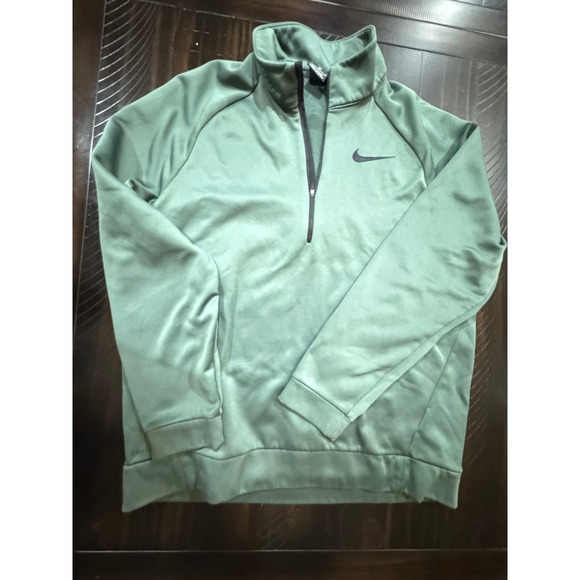 Nike Other - Nike Mens Dri-FIT Quarter Zip Pullover Sage Green Activewear Top Large